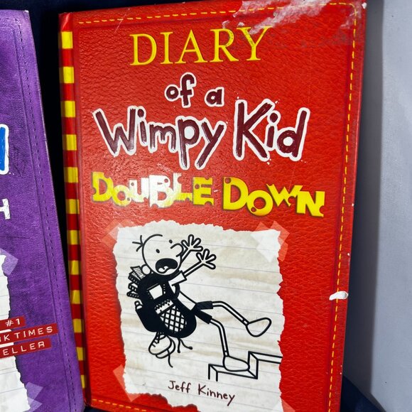 Diary Of A Wimpy Kid Hardcover Book Set: Dog Days The Ugly Truth Double Down By - Picture 4 of 5